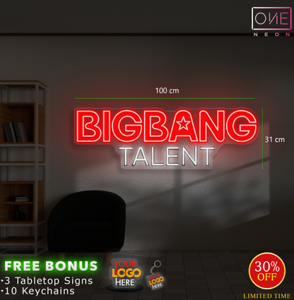 BIGBANG TALENT  | LED Neon Sign ( EXPRESS DELIVERY)