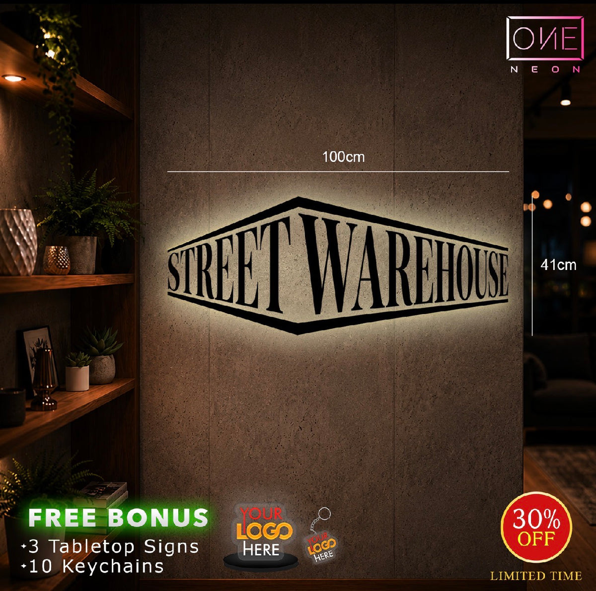 Street warehouse -  LED Neon Sign (backlit)