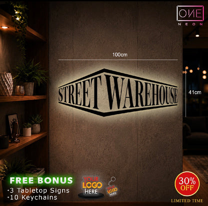 Street warehouse -  LED Neon Sign (backlit)
