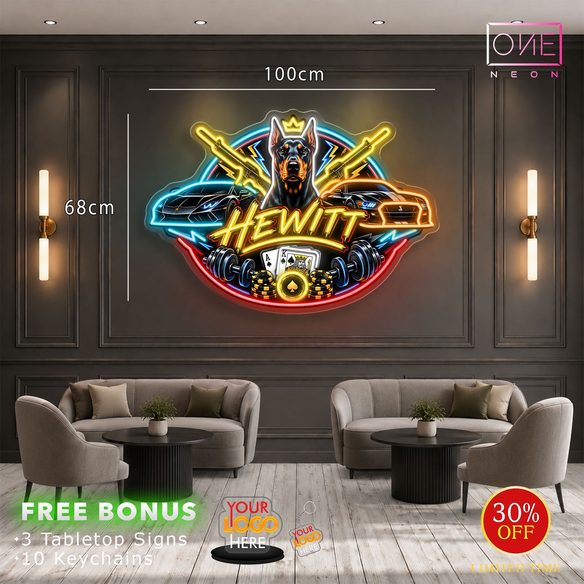 HEWITT| LED Neon Sign