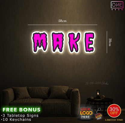 Thingz that make noize | LED Neon Sign (waterproof backlit)