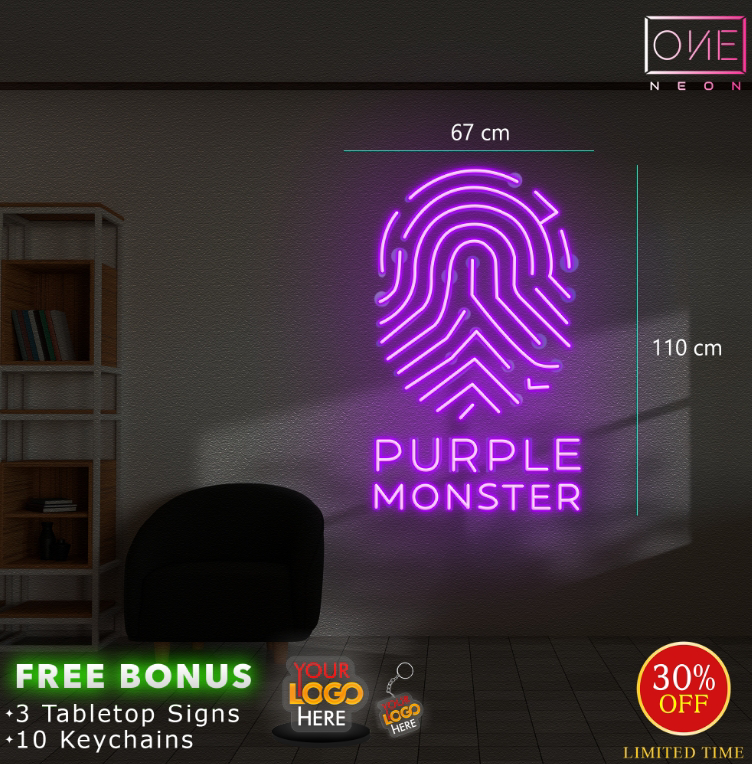Purple monsters| LED Neon Sign
