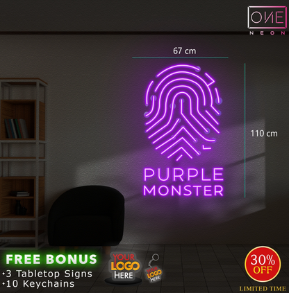 Purple monsters| LED Neon Sign