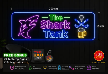 The Shark Tank | LED Neon Sign