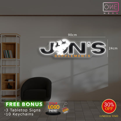 Jon's | LED Neon Sign (2 signs)