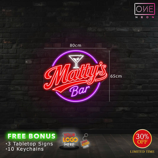 MATTY'S BAR | LED Neon Sign