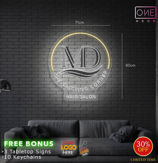 MD Hair Salon | LED Neon Sign