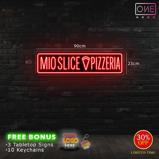 MIO SLICE PIZZERIA | LED Neon Sign