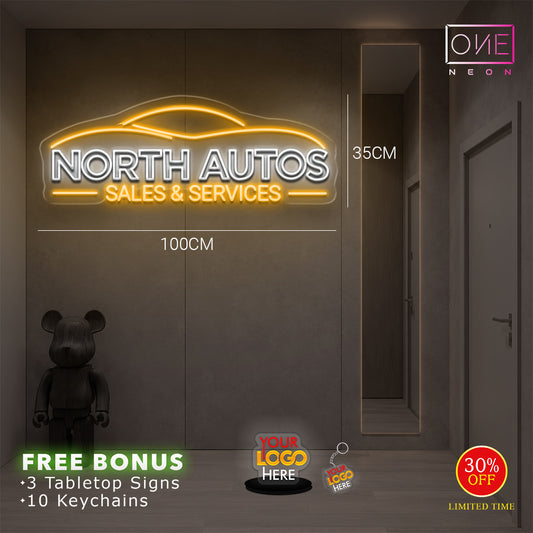 Pro Spray Car Automotive + 50 keychains  | LED Neon Sign