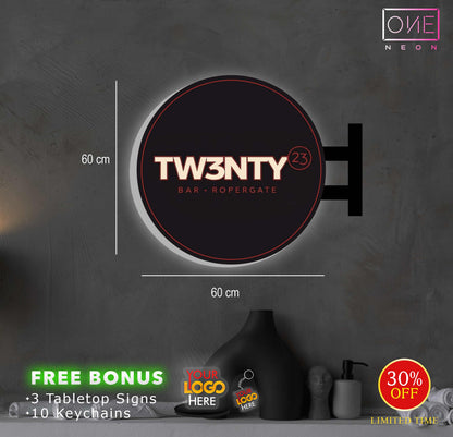 TWENTY  | Lightbox 2 sides outdoor