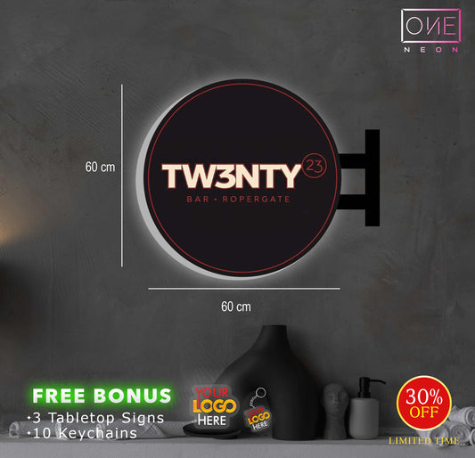 TWENTY  | Lightbox 2 sides outdoor