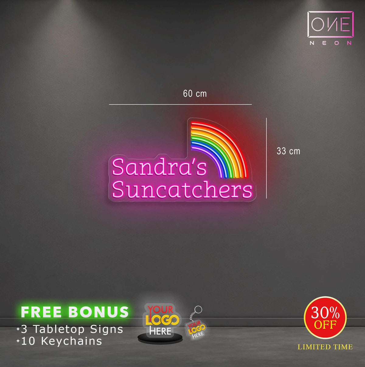 SANDRA'S SUNCATCHERS | LED Neon Sign