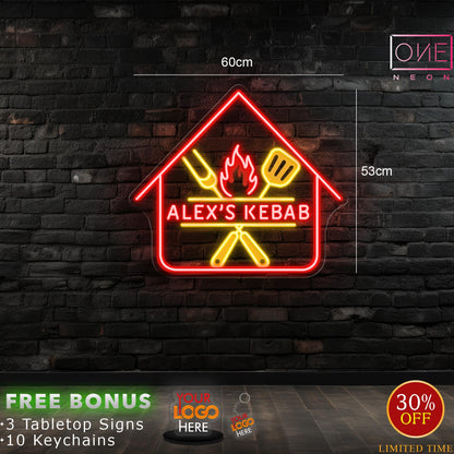 Alex's kebab | LED Neon Sign