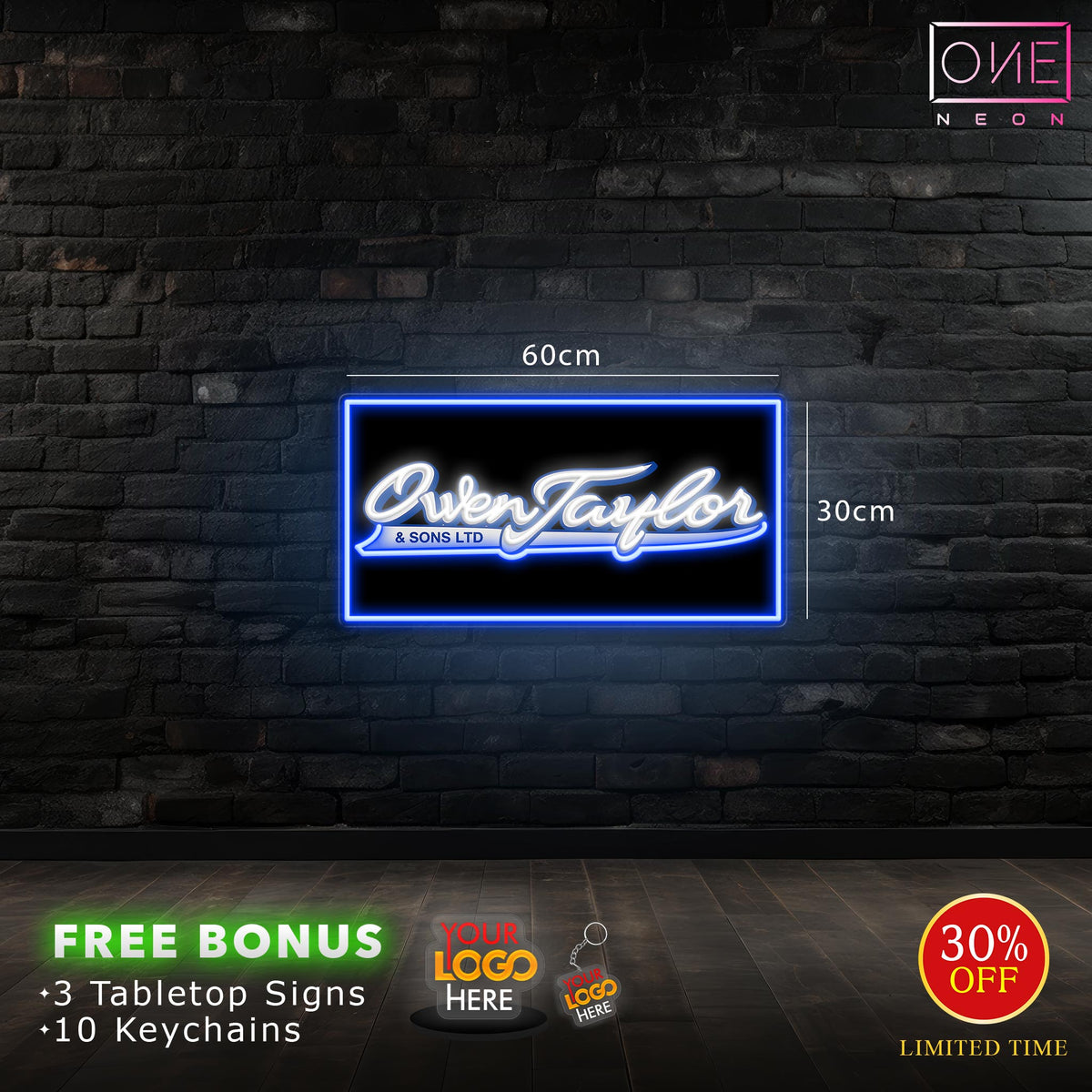 OWEN TAYLOR| LED Neon Sign (Waterproof)