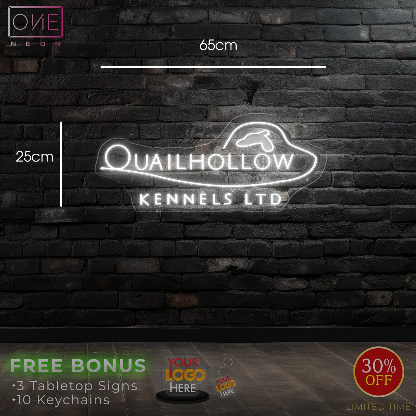 QUAILHOLLOW KENNELS LTD | LED Neon Sign