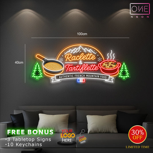 Raclette Tartiflette| LED Neon Sign ( waterproof)