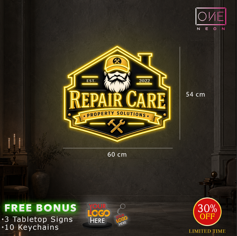 REPAIR CARE  | LED Neon Sign