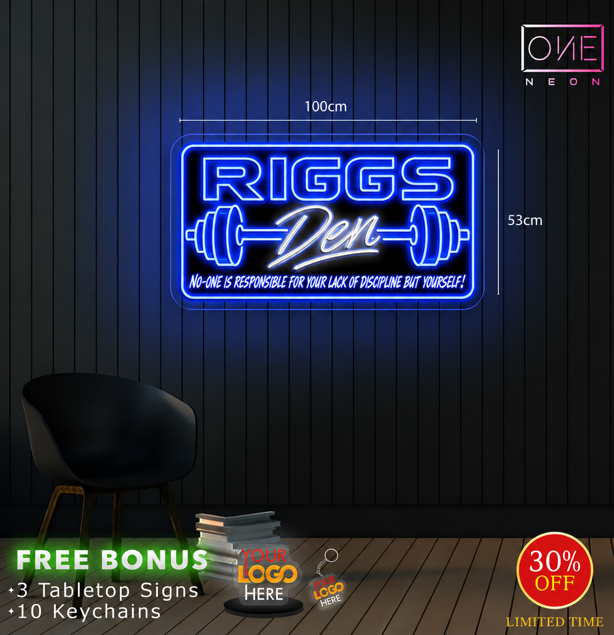 RIGGS  | LED Neon Sign