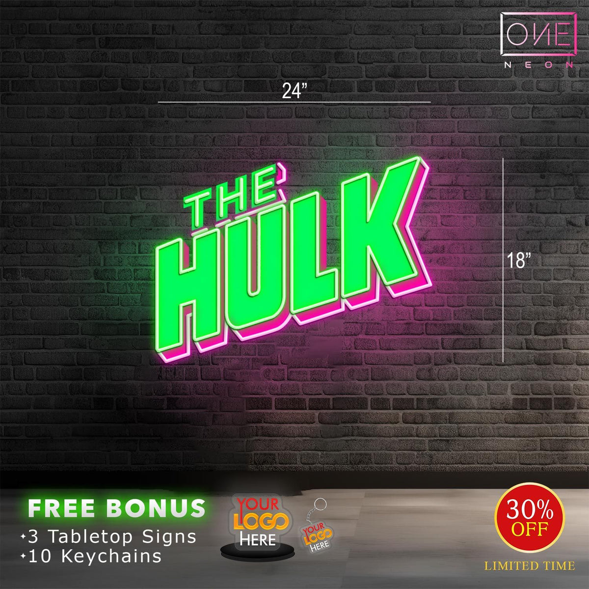 THE HULK   | LED Neon Sign