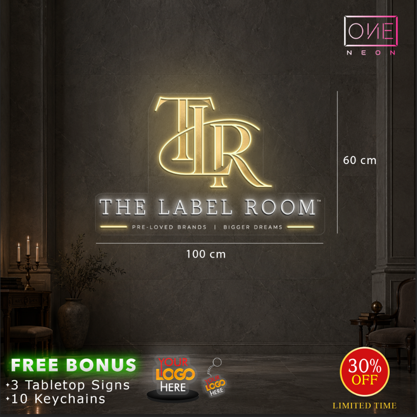 THE LABEL ROOM   | LED Neon Sign ( 2 signs )