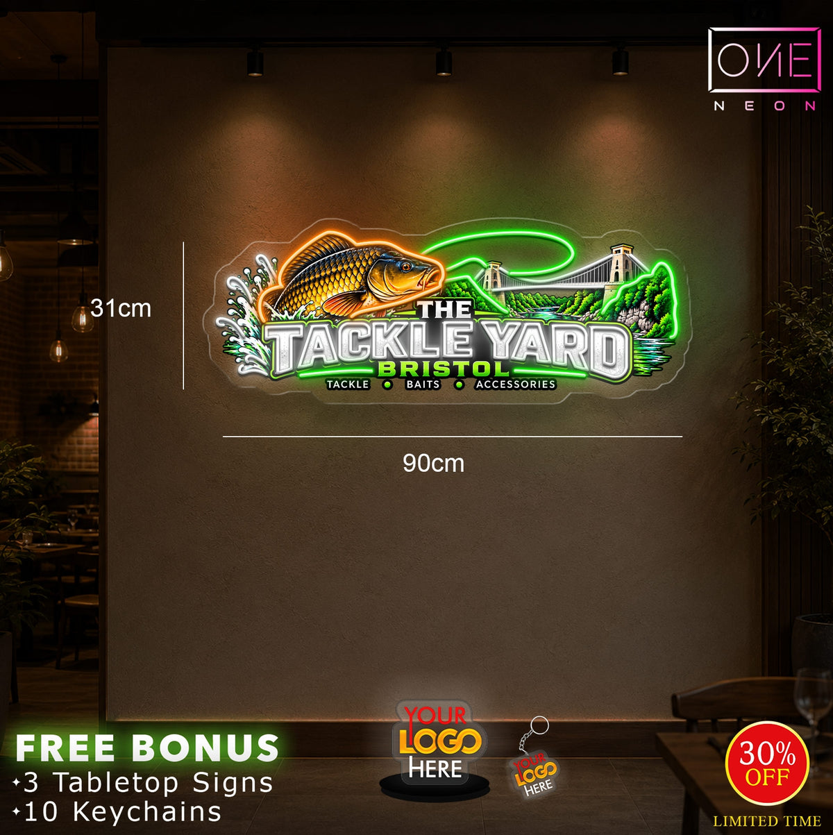 THE TACKLE YARD | LED Neon Sign