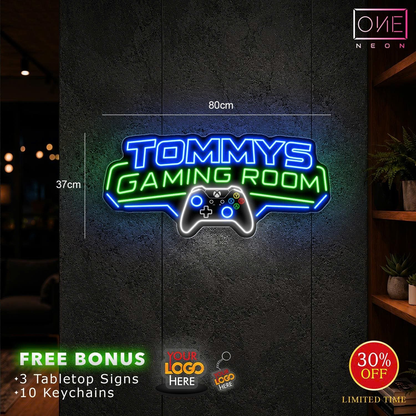 TOMMYS GAMING ROOM  | LED Neon Sign