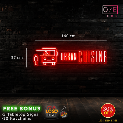 URBAN CUISINE | LED Neon Sign (waterproof)