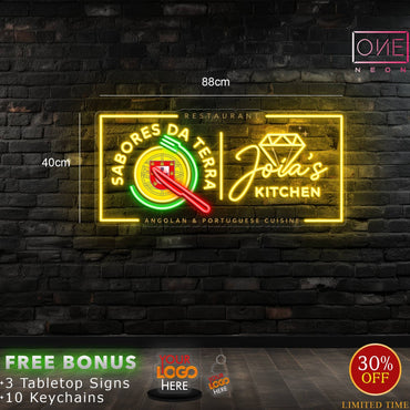 Sabrores da terra restuarant ( 2 signs) | Led Neon Sign
