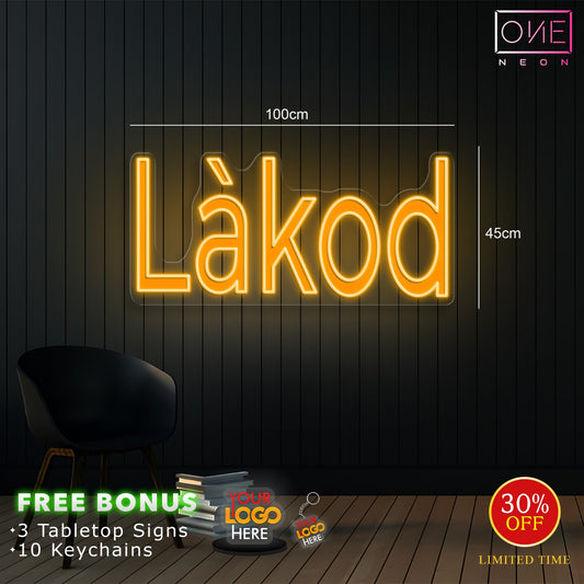 Lakod | LED Neon Sign (3 signs)