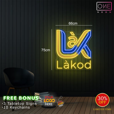 Lakod | LED Neon Sign (3 signs)