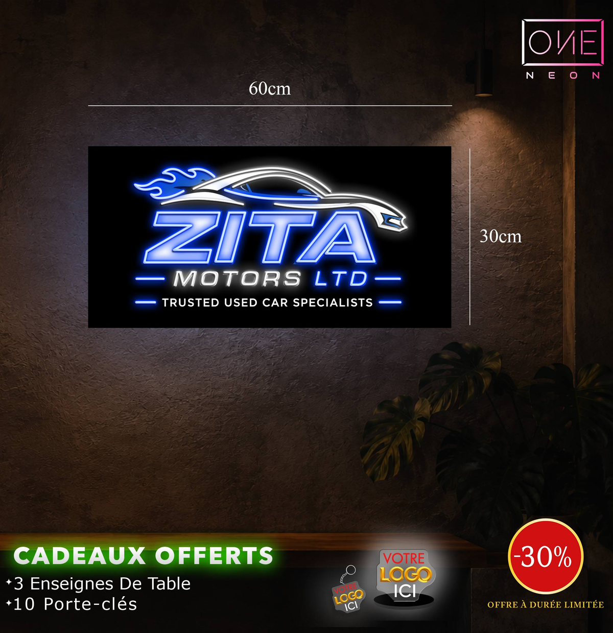 MOTORS LTD | LED Neon Sign (2 signs)