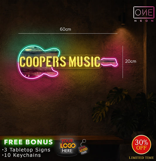 Coopers Music | Led Neon Sign