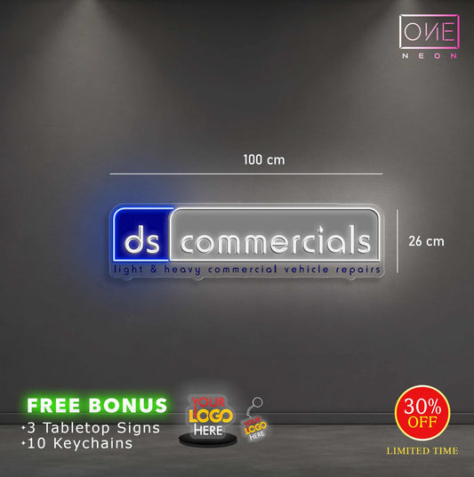 DS COMMERCIALS| LED Neon Sign (3 signs)