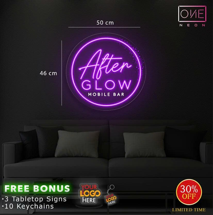 AFTER GLOW | LED Neon Sign (2 signs)