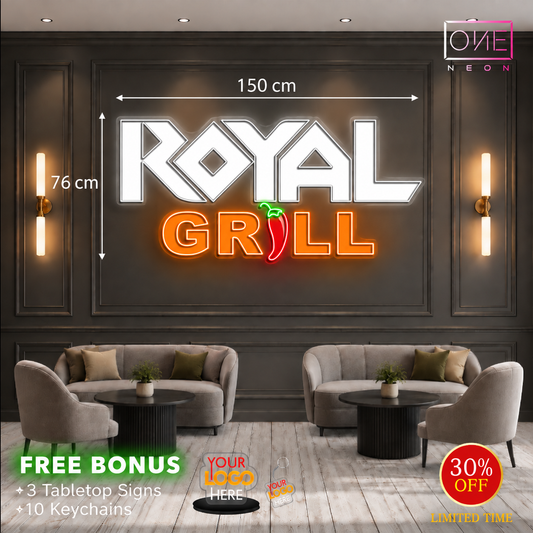 ROYAL GRILL 2 | LED Neon Sign