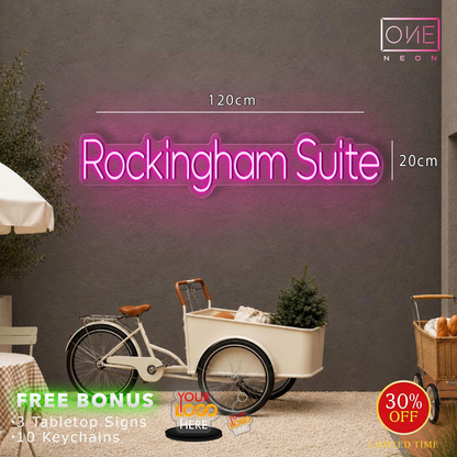 Rockingham Suit | LED Neon Sign