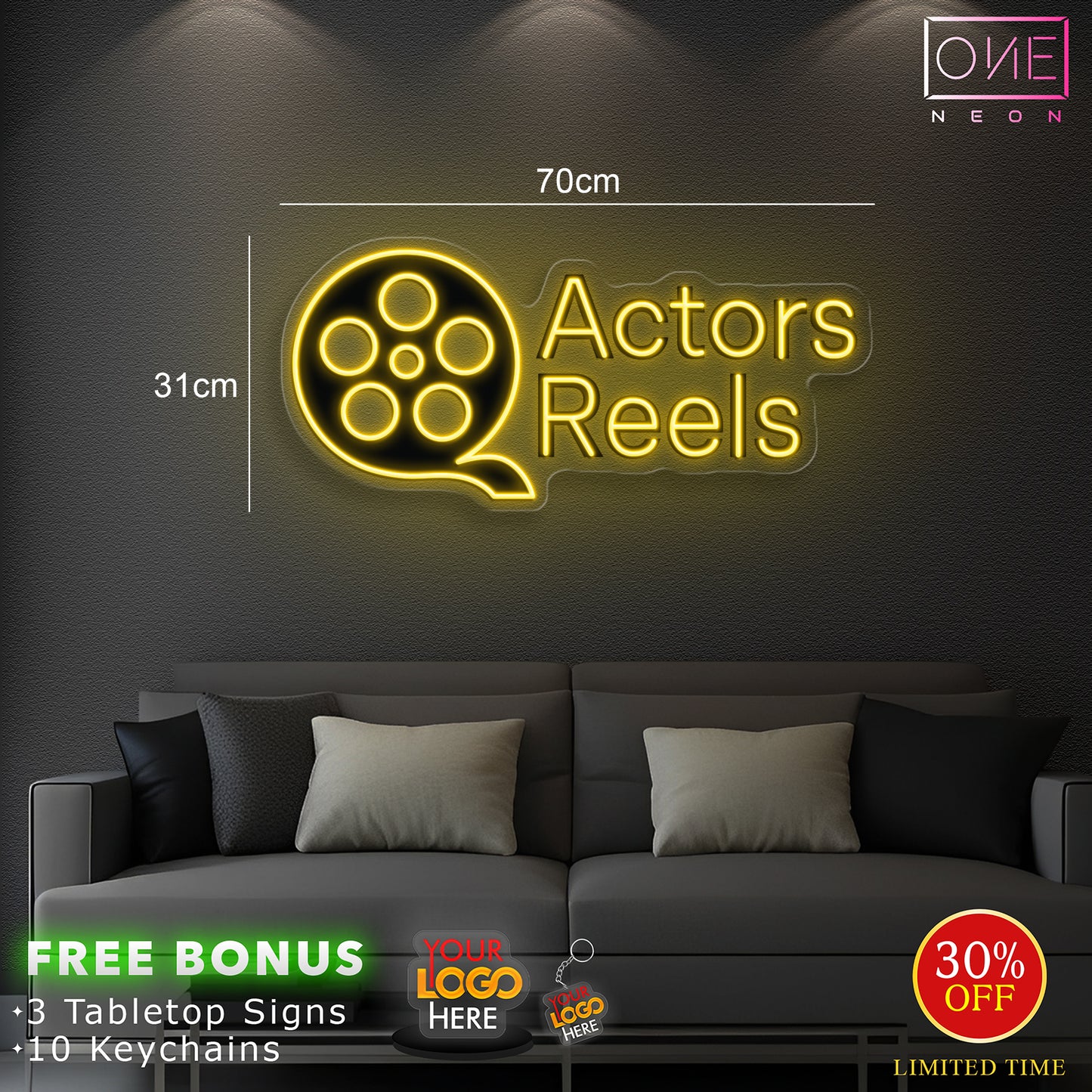 Actor reels | LED Neon Sign