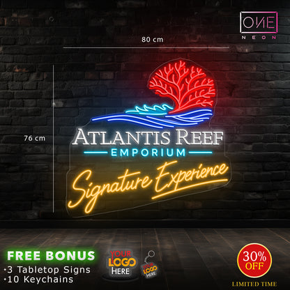 ATLANTIS REEF | LED Neon Sign (2 signs)