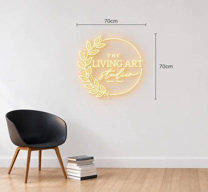 The living art studio | LED Neon Sign