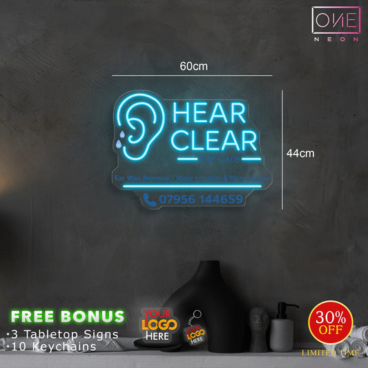 hear clear  | LED Neon Sign