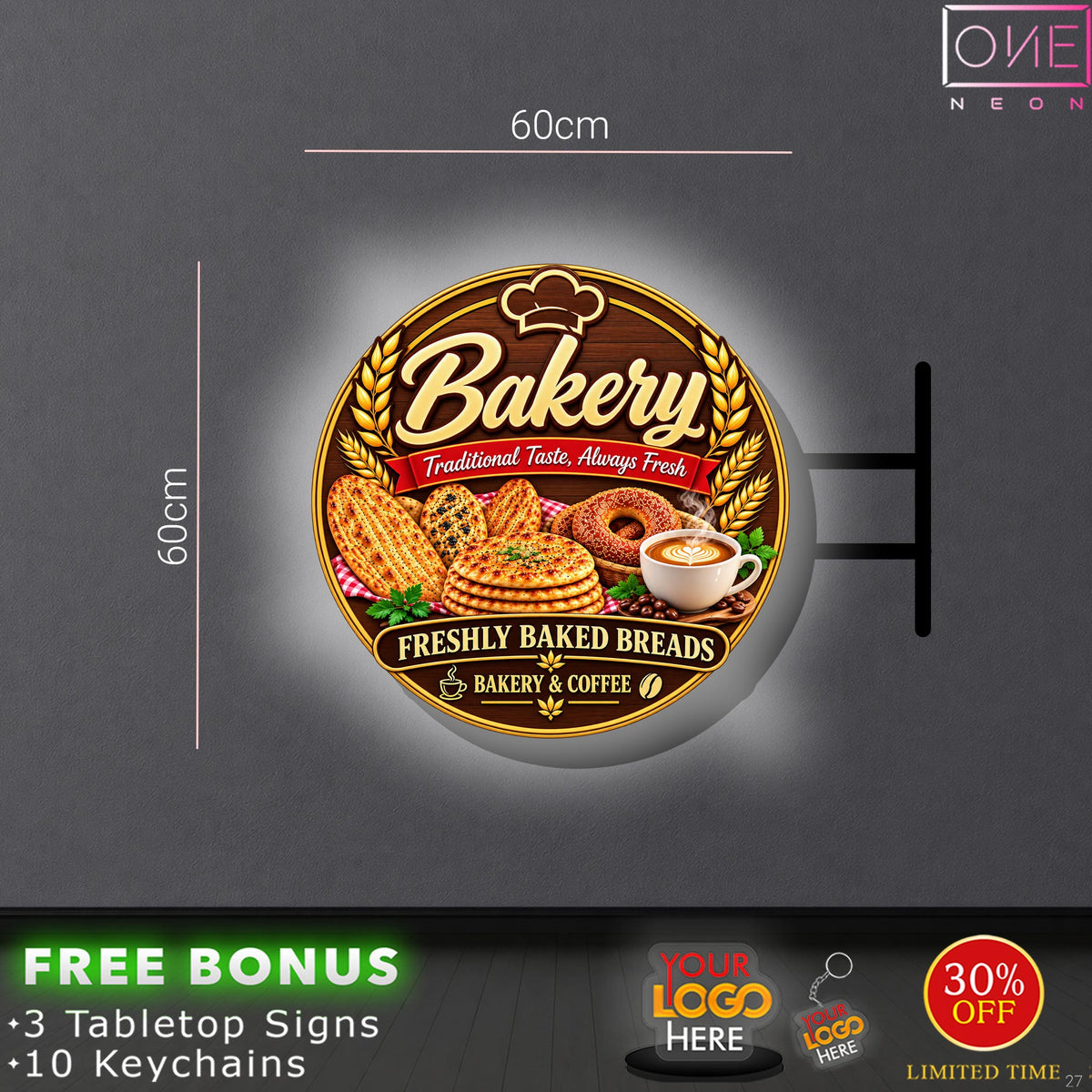 Bakery  | LED Neon Sign (light box)