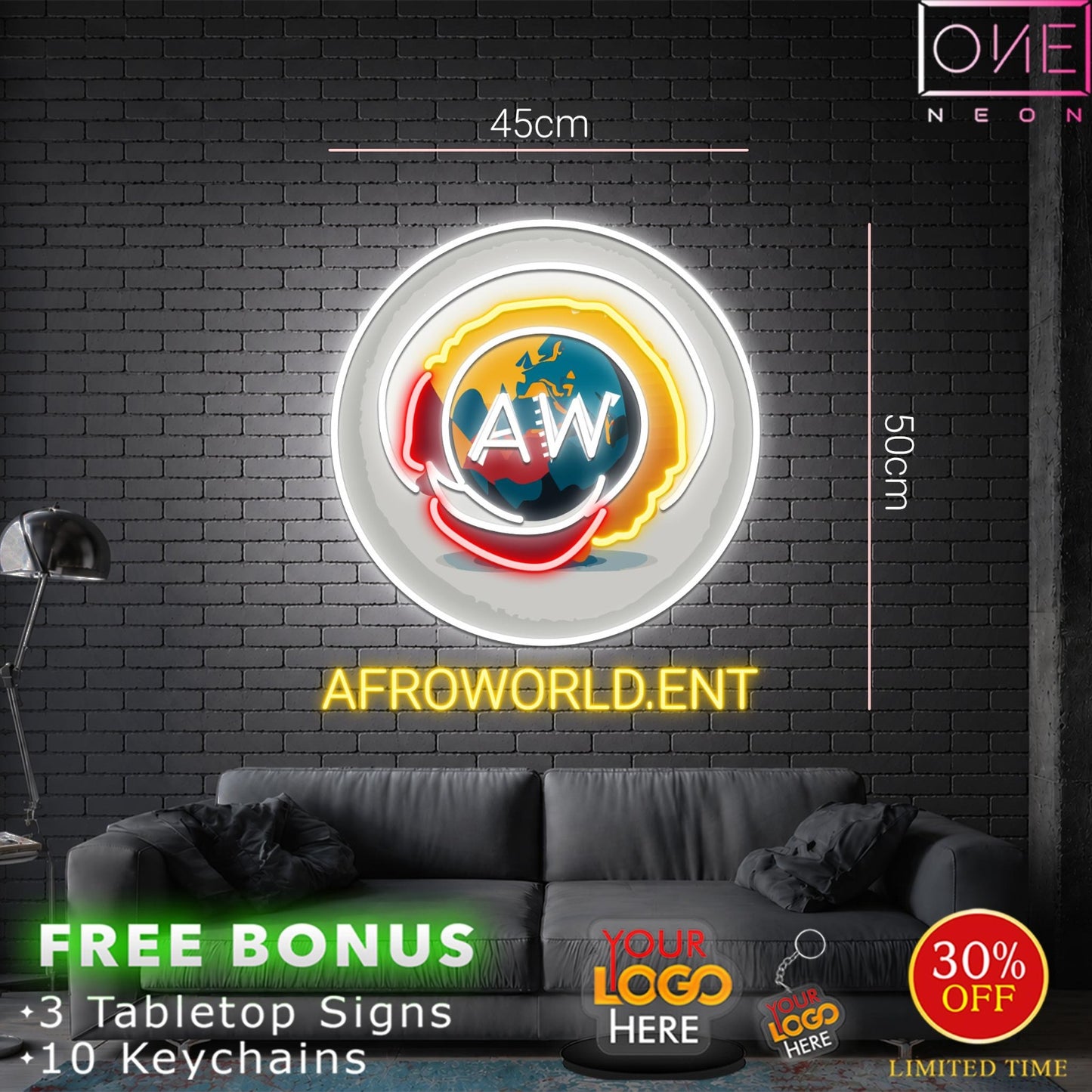 AFROWORLD.ENT| Led Neon Sign
