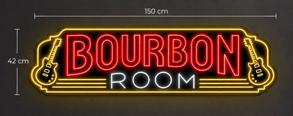 Bourbon room | LED Neon Sign ( 20 keychains )