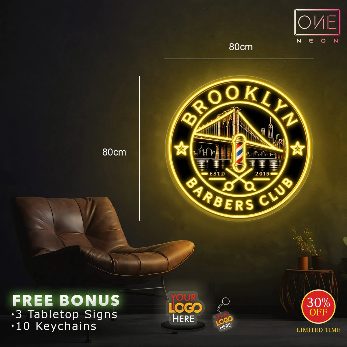 Brooklyn | LED Neon Sign