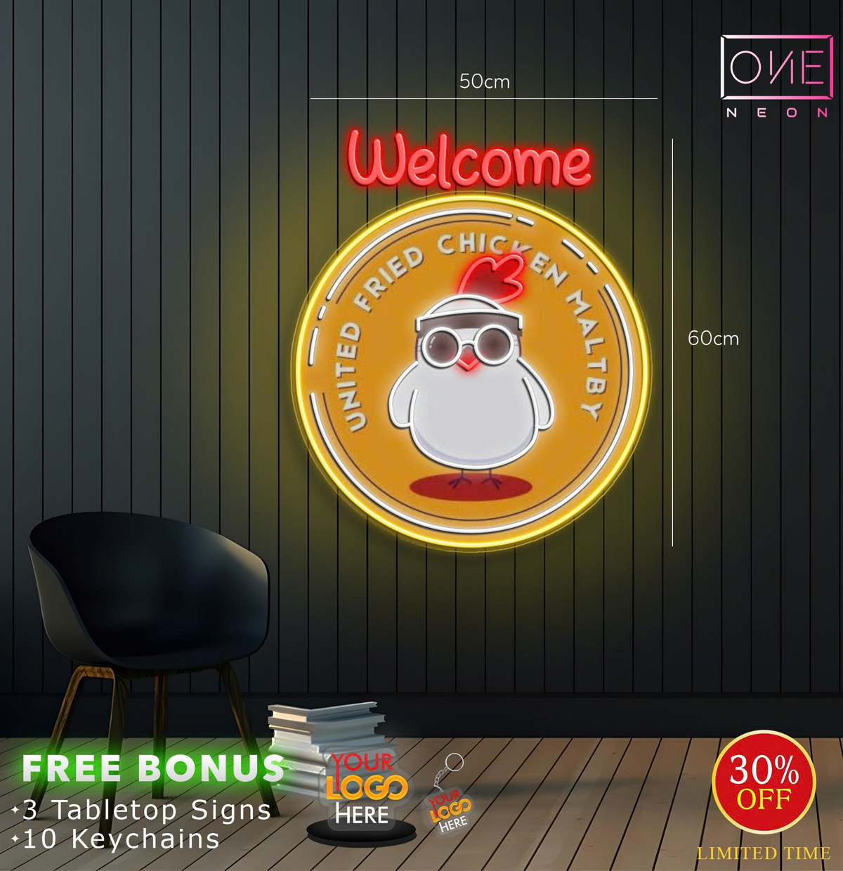 chicken  | LED Neon Sign