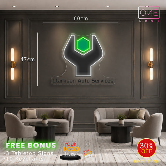 Clarkson Auto Services | LED Neon Sign