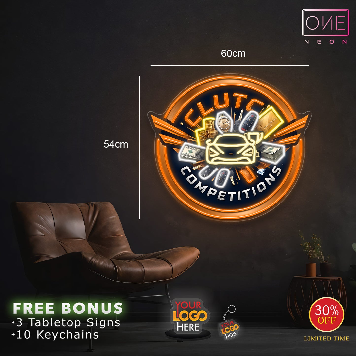 Clutch Competitions | LED Neon Sign
