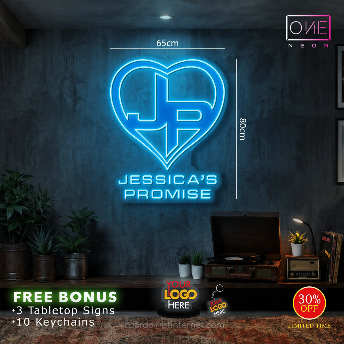 Jessica's Promise | LED NEON SIGN