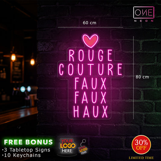 ROUGE COUTURE | LED Neon Sign