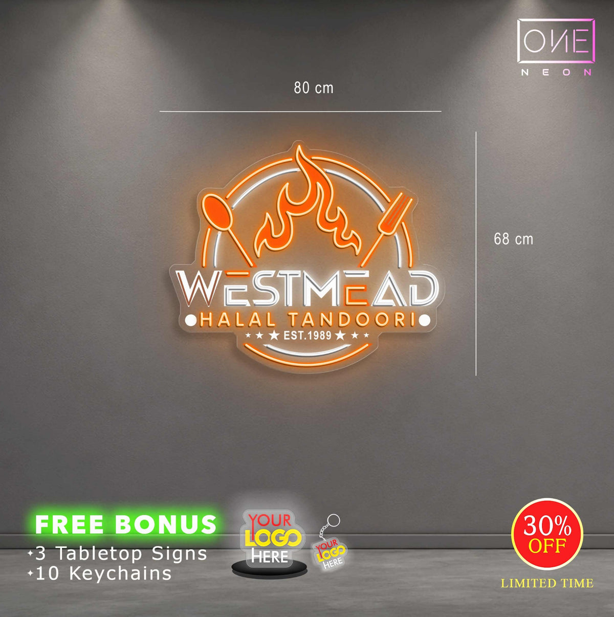 WESTMEAD| LED Neon Sign ( 2 SIGNS )